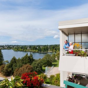 Balcony views of Green Lake Balcony views of Green Lake