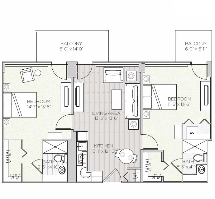 2 Bedroom