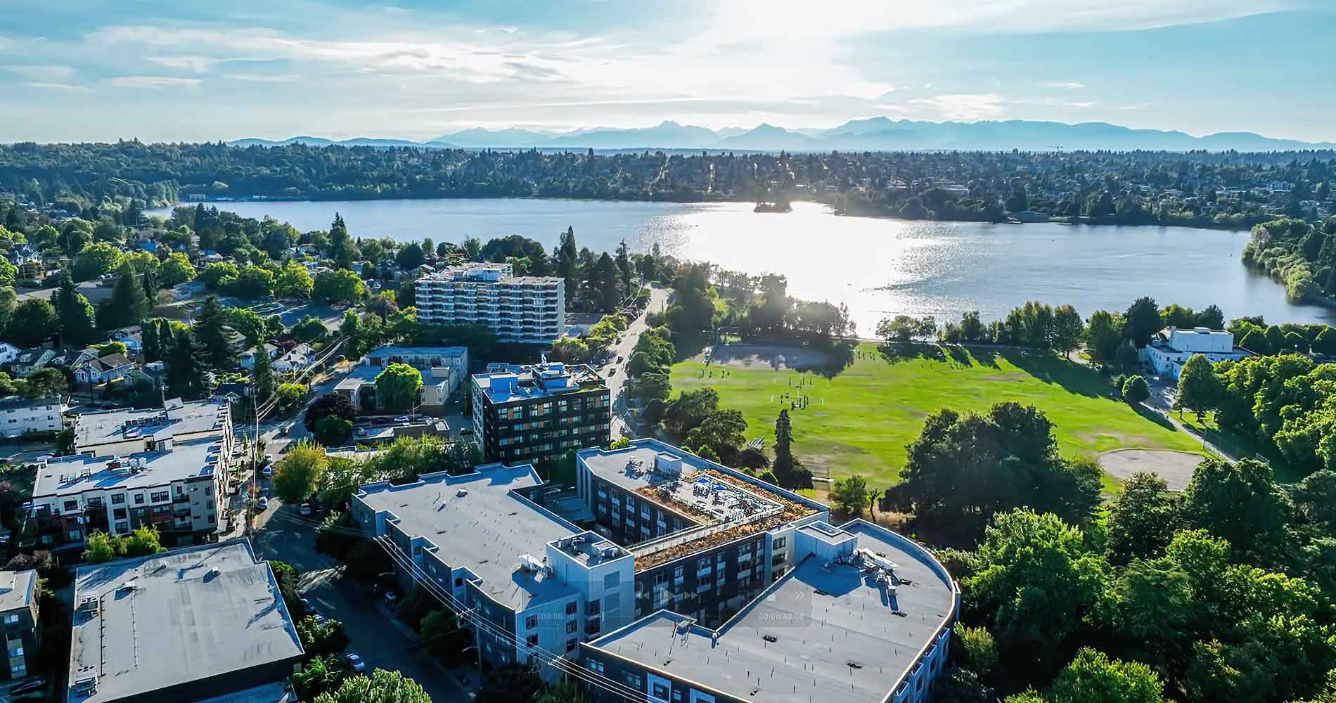 Aerial view of The Hearthstone